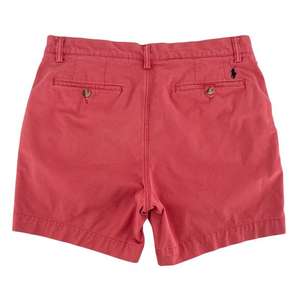 Polo Ralph Lauren Nantucket Red chino shorts 5.5” inseam Stretch Classic Fit - Picture 1 of 8